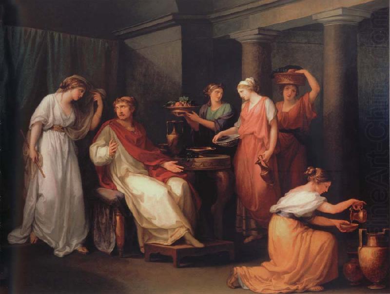 Odysseus auf der insel der Kirke, Angelika Kauffmann